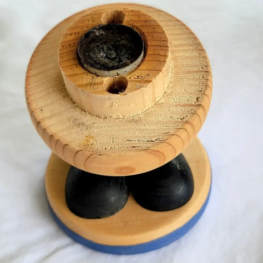 German Erzgebirge Santa Incense Smoker Wood Hand Carved Christmas Decor